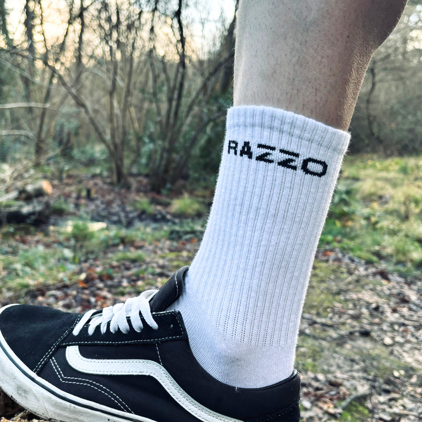 Razzo Socks - White